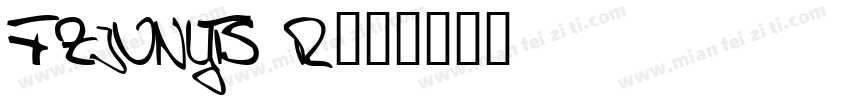 FZJUNYTS R字体转换